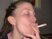 Preview 1 of Smoking Cocksucking and Cum out in public