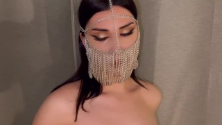 Hot Muslim girl in Arab mask hard fucking with stranger