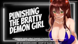 Taming the Bratty Demon With Your Big Cock || Audio Roleplay