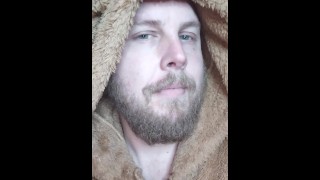 Bear hoodie keeps this bear warm