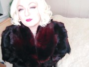 Preview 6 of FUR fetish JOI jerk off instructions - fetish Mistress seduces - Arya Grander - horny dirty talking