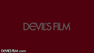 DEVILS FILM - Naughty MILF Stepmom Masturbates Watching Her Stepdaughter Fuck With Her BF