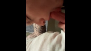 Sis loves sucking my cock (1st time)