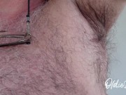 Preview 5 of My neighbor goes crazy for my fat body and begs me to show my armpits and hairy chest on the street.