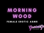 Preview 1 of Riding Daddy’s Morning Wood (Audio Only, ASMR, Female Erotic Audio, Ebony)