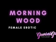 Preview 2 of Riding Daddy’s Morning Wood (Audio Only, ASMR, Female Erotic Audio, Ebony)
