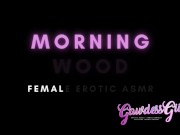 Preview 4 of Riding Daddy’s Morning Wood (Audio Only, ASMR, Female Erotic Audio, Ebony)