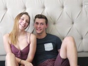 Preview 1 of HOLY RimJob 2023! Horny College Slut Rims And Fucks Fit Teen