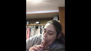 POV Your babysitter knows EXACTLY how to SUCK & STROKE your COCK! Dirty Talk ASMR!!