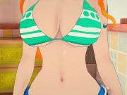 Preview 6 of Luffy Became Pirate King to Fuck Nami and Uta with GumGum Creampie - One Piece Hentai 3d Compilation