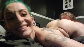 Hot Girl Drains Big Man's Cock