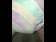 Preview 6 of Extremely leaky and flooded diaper change for wifey