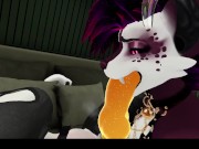 Preview 6 of Furry Futa gets handjob and blowjob