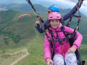 Preview 4 of SQUIRTING while PARAGLIDING in 2200 m above the sea ( 7000 feet )