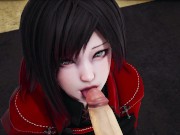 Preview 2 of RWBY - Ruby Rose × Blowjob