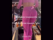 Preview 5 of Soumiseelia- fitness Exhib and hard public fuck ;)