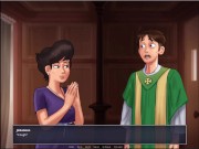 Preview 3 of Summertime saga - Johannes did something that Nun Angelica didn't like