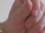Preview 4 of Extreme close up head of big cock, oiled masturbation cumshot