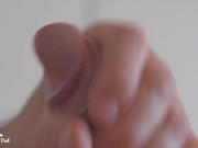 Preview 5 of Extreme close up head of big cock, oiled masturbation cumshot