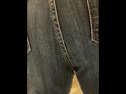Preview 3 of Tight Jeans Pee Desperation
