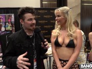 Preview 2 of BANGBROS - AVN Awards 2023! What Would These Hot Pornstars Do For A Free Hazheart T-Shirt?