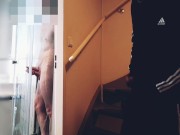 Preview 3 of straight roommate caught secretly jerk off while hot guy fuck himself under shower
