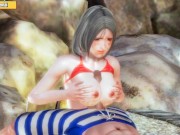 Preview 3 of Hentai 3D- sex scene with co - worker at hot spring