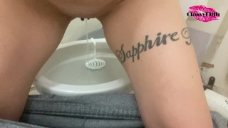 Chat makes me shove my towel into my ass. Huge Insertions and gape fist fuck.