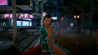 Cyberpunk 2077 Cheap Hooker gets fucked a couple times