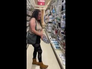 Preview 4 of Remote Control Lovense Lush Play in Public Ace Hardware Store Hiding Back Orgasms