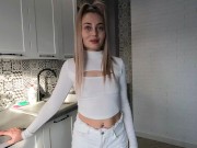 Preview 2 of Step sister asked her step brother to do housework for her in exchange for sex