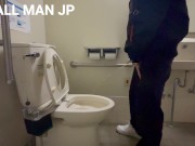 Preview 5 of Voyeur video of public toilet ♡ Peeing of a cute boy | Japanese