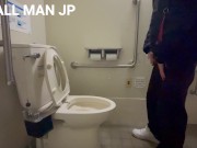Preview 6 of Voyeur video of public toilet ♡ Peeing of a cute boy | Japanese