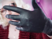 Preview 4 of ASMR: double nitrile gloves. Sexy sounding SFW (safe for work) video with amazing close-up soundings