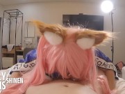 Preview 5 of FGO Hentai Cosplayer Suck my dick, gets fucked cowgirl Tamamo Race Queen part.