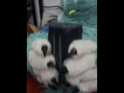 Preview 6 of Aeko playes with Bad Dragon Muzzle