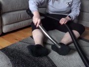 Preview 5 of Filthy black ankle socks got a good suck!