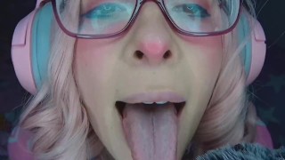 Jerk off to my white Ass JOI ASMR Earlicking
