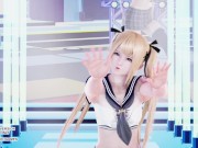 Preview 6 of [MMD] Giga - CH4NGE Petite Teen Marie Rose Sexy Hot Dance Uncensored Hentai