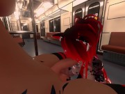 Preview 2 of Foxgirl Sex on a Train (ERP)