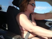 Preview 1 of Drive with me as I cum many times