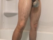 Preview 4 of Trans Man Blasts Himself in The Shower