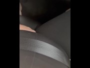 Preview 5 of Sneakily masturbating  in Uber (no panties got me wet)