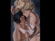 Preview 5 of OKONOMIYAKY MikaHisu sex - Mikasa x Historia from Attack on Titan UNCENSORED