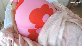 Horny girl with big tits sucks big cock for breakfast and gets hot cum inside her pussy🥛💦.