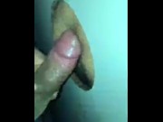 Preview 5 of Fucking bare in the glory hole  with my husband Creampied