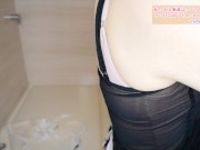 Preview 6 of Nipple too transparent! Sexy maid cosplay introduction [video immediately deleted on YouTube]
