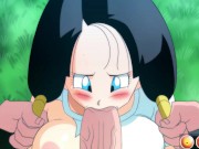 Preview 3 of Kame Paradise 3 MultiverSex Uncensored - Videl Learn How To Give Head by Foxie2K