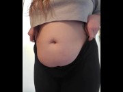 Preview 5 of BBW Gets Unexpected Surprise When She Gets Caught Twerking And Playing With Her Belly