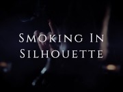 Preview 1 of Smoking Silhouette : FemDom POV Ashtray Fantasy